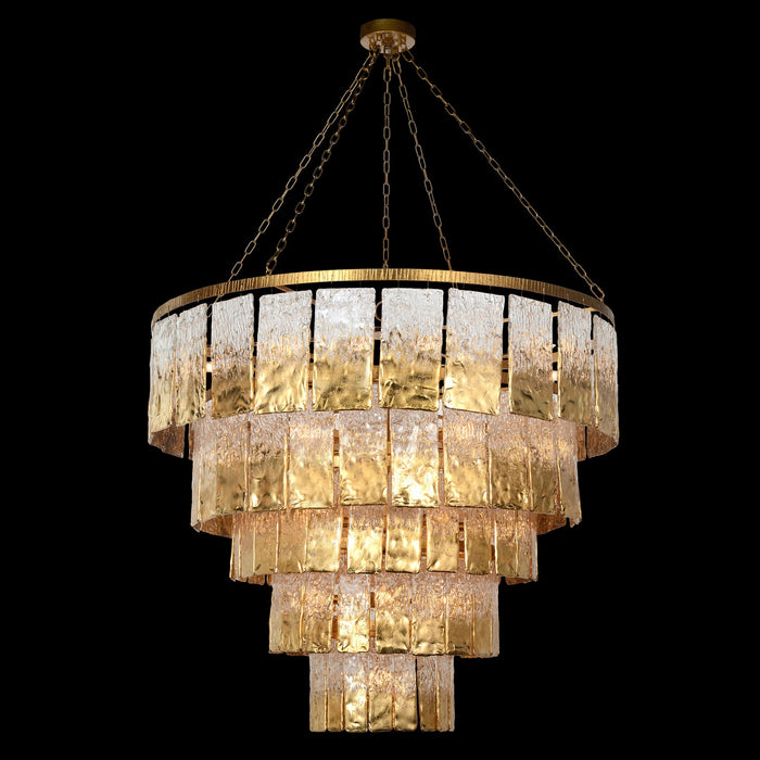 John Richard - AJC-9102 - 24 Light Chandelier - Leaf, Gold