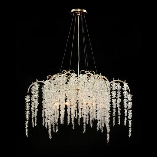 Six Light Chandelier Antiqued