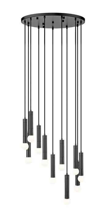 Z-Lite - 1956P-11R-MB - 11 Light Chandelier - Stari - Matte Black