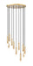 Z-Lite - 1956P-11R-MGLD - 11 Light Chandelier - Stari - Modern Gold
