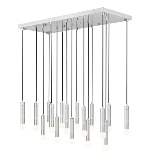 Z-Lite - 1956P-17L-BN - 17 Light Linear Chandelier - Stari - Brushed Nickel
