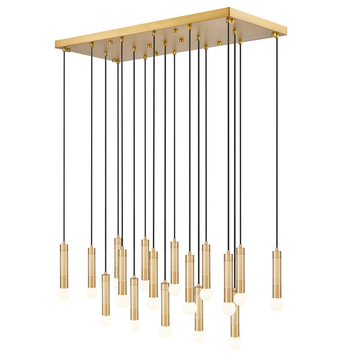 Z-Lite - 1956P-17L-MGLD - 17 Light Linear Chandelier - Stari - Modern Gold