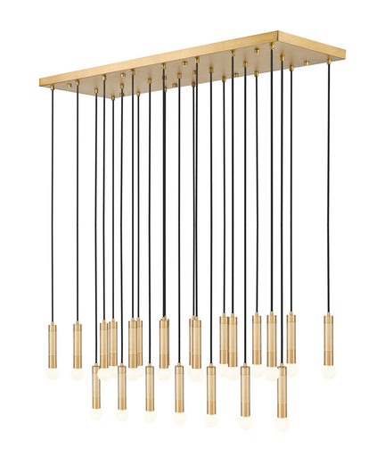 Stari 23 Light Linear Chandelier Modern Gold
