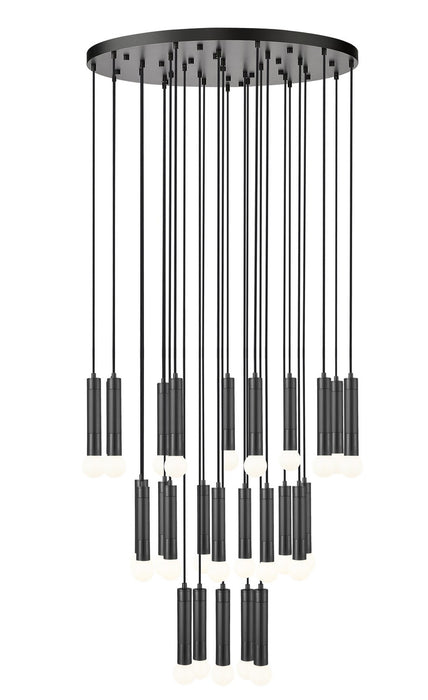 Z-Lite - 1956P-27R-MB - 27 Light Chandelier - Stari - Matte Black