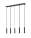 Z-Lite - 1956P-5L-MB - Five Light Linear Chandelier - Stari - Matte Black