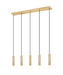 Z-Lite - 1956P-5L-MGLD - Five Light Linear Chandelier - Stari - Modern Gold