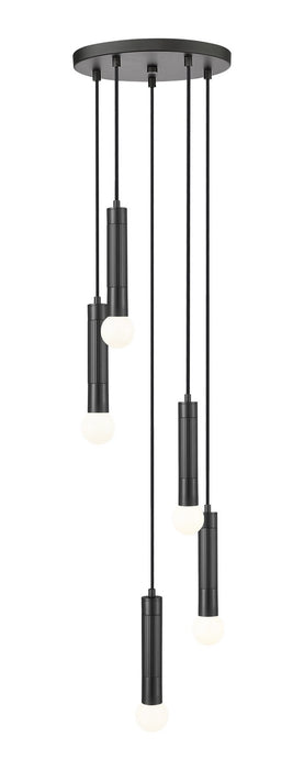 Z-Lite - 1956P-5R-MB - Five Light Chandelier - Stari - Matte Black