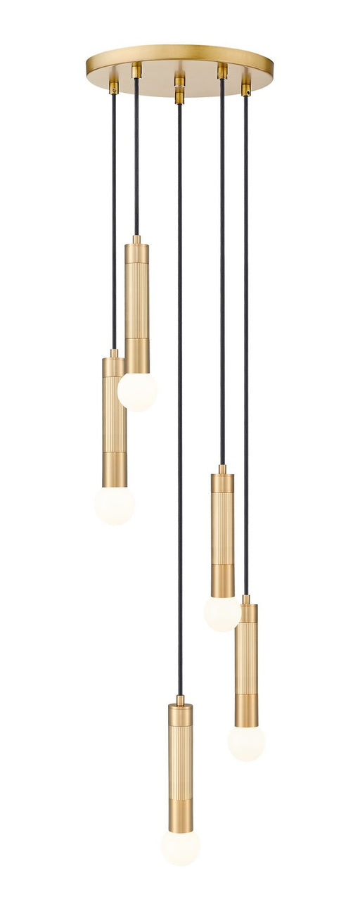 Z-Lite - 1956P-5R-MGLD - Five Light Chandelier - Stari - Modern Gold