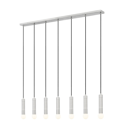 Z-Lite - 1956P-7L-BN - Seven Light Linear Chandelier - Stari - Brushed Nickel
