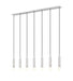 Z-Lite - 1956P-7L-BN - Seven Light Linear Chandelier - Stari - Brushed Nickel