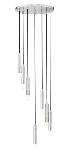 Stari Seven Light Chandelier Brushed Nickel