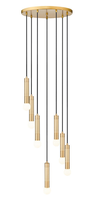 Z-Lite - 1956P-7R-MGLD - Seven Light Chandelier - Stari - Modern Gold