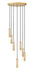 Z-Lite - 1956P-7R-MGLD - Seven Light Chandelier - Stari - Modern Gold