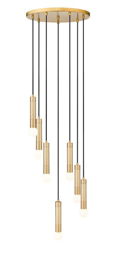 Stari Seven Light Chandelier Modern Gold