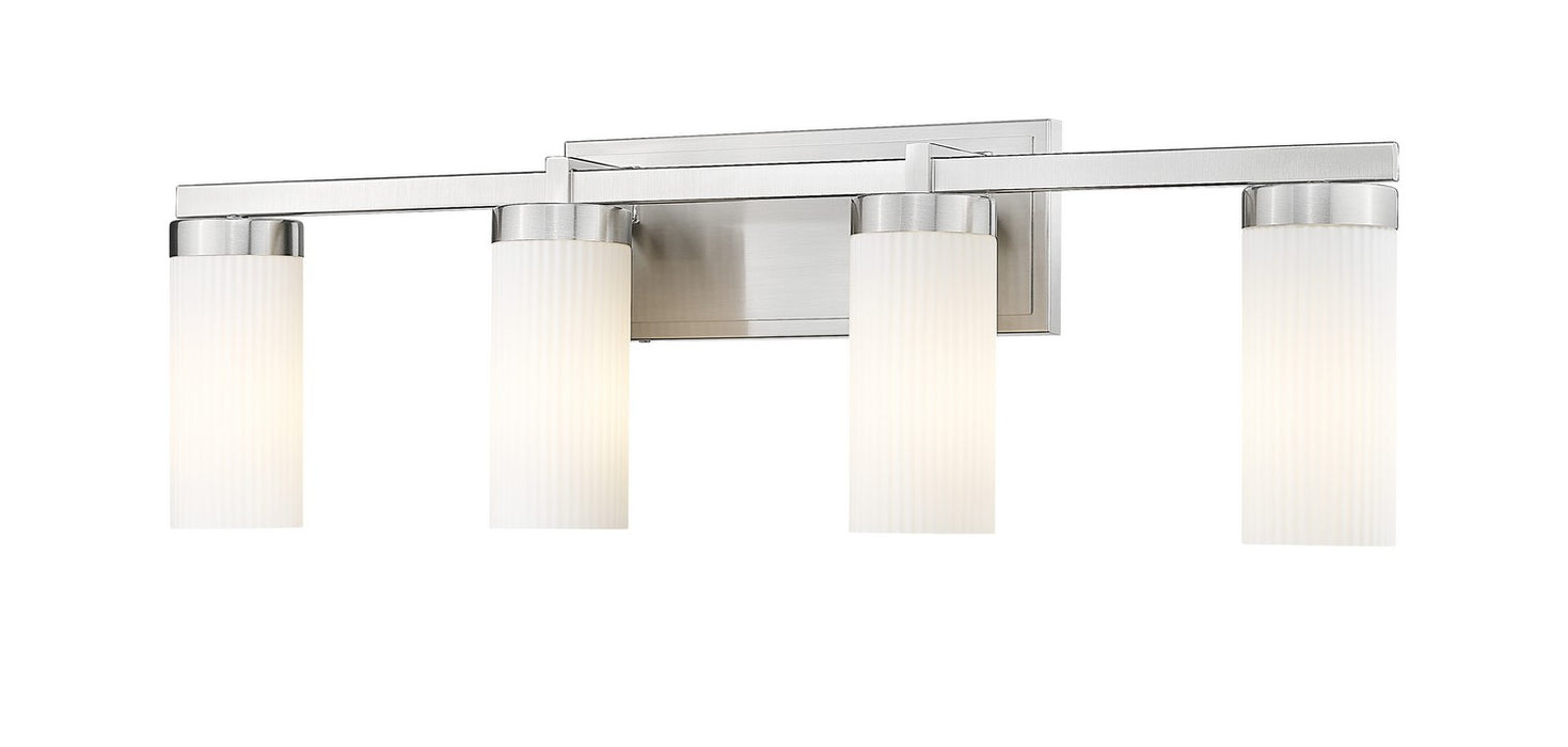 Z-Lite - 3044-4V-BN - Four Light Vanity - Danica - Brushed Nickel