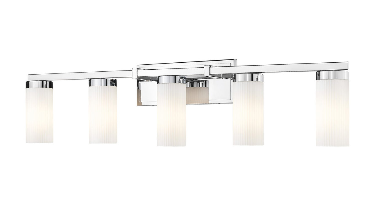 Z-Lite - 3044-5V-CH - Five Light Vanity - Danica - Chrome