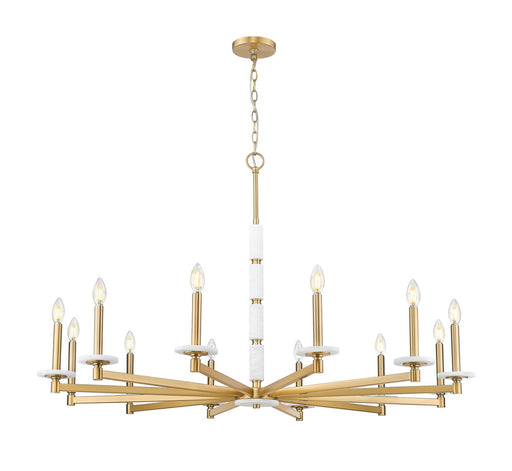 Z-Lite - 3045-12MGLD - 12 Light Chandelier - Kaden - Modern Gold