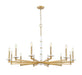 Z-Lite - 3045-12MGLD - 12 Light Chandelier - Kaden - Modern Gold
