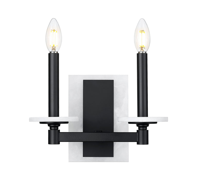 Z-Lite - 3045-2S-MB - Two Light Wall Sconce - Kaden - Matte Black