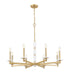 Z-Lite - 3045-8MGLD - Eight Light Chandelier - Kaden - Modern Gold
