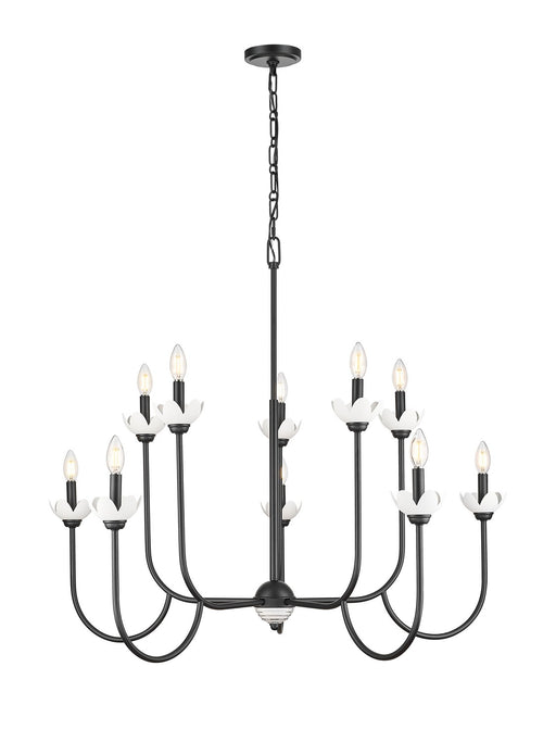 Z-Lite - 352-10MB - Ten Light Chandelier - Allistair - Matte Black