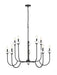 Z-Lite - 352-10MB - Ten Light Chandelier - Allistair - Matte Black