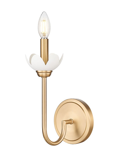 Allistair One Light Wall Sconce Modern Gold