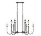 Z-Lite - 352-42L-MB - 12 Light Linear Chandelier - Allistair - Matte Black