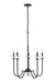 Z-Lite - 352-5MB - Five Light Chandelier - Allistair - Matte Black