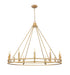Z-Lite - 4005-12SBR - 12 Light Chandelier - Dennison - Signature Brass
