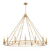 Z-Lite - 4005-16SBR - 16 Light Chandelier - Dennison - Signature Brass