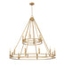 Z-Lite - 4005-18SBR - 18 Light Chandelier - Dennison - Signature Brass