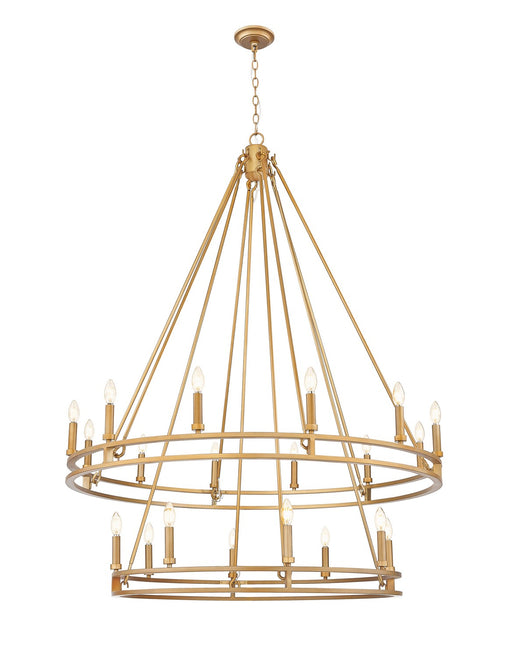Z-Lite - 4005-20SBR - 20 Light Chandelier - Dennison - Signature Brass