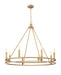 Z-Lite - 4005-8SBR - Eight Light Chandelier - Dennison - Signature Brass