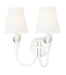 Z-Lite - 4014-2S-TW - Two Light Wall Sconce - Claudelle - Textured White