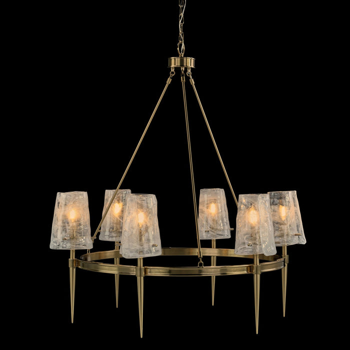 John Richard - AJC-9440 - Six Light Chandelier - Coffee Brass