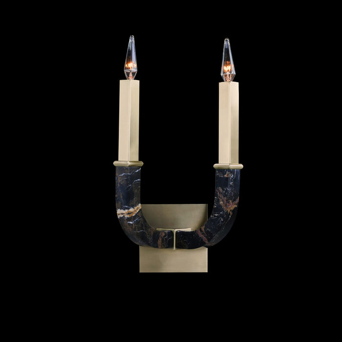 John Richard - AJC-9445 - Two Light Wall Sconce - Honey Brass
