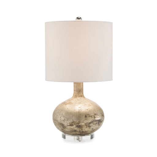 One Light Table Lamp Silver