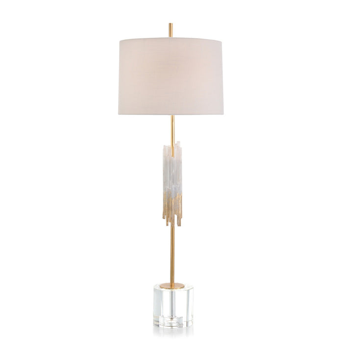John Richard - JRL-10057 - One Light Console Lamp - Leaf, Gold