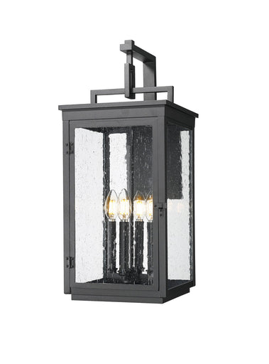 Hartwell Four Light Outdoor Wall Mount Sand Black