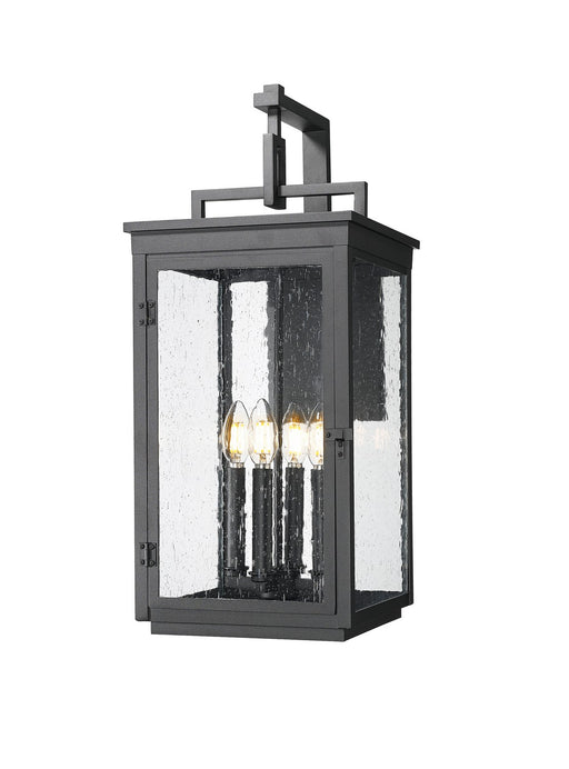 Z-Lite - 5019B-BK - Four Light Outdoor Wall Mount - Hartwell - Sand Black