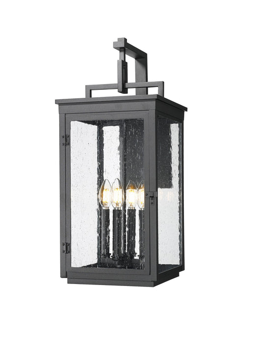 Z-Lite - 5019B-BK - Four Light Outdoor Wall Mount - Hartwell - Sand Black