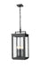 Z-Lite - 5019CHB-BK - Four Light Outdoor Chain Mount Ceiling Fixture - Hartwell - Sand Black