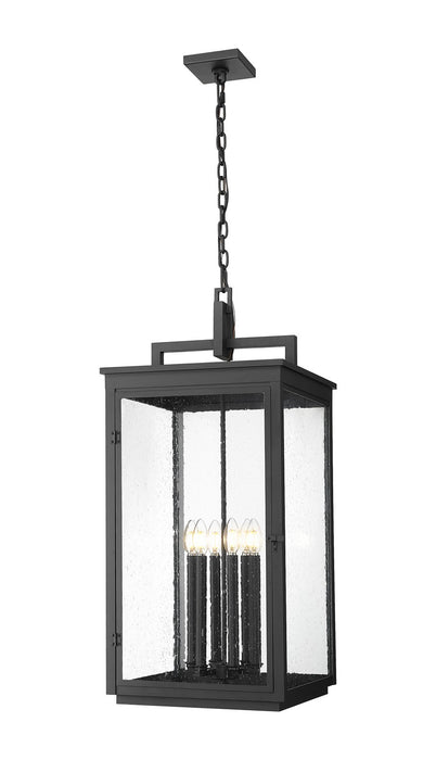 Z-Lite - 5019CHXXL-BK - Six Light Outdoor Chain Mount Ceiling Fixture - Hartwell - Sand Black