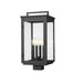 Z-Lite - 5019PHBS-BK - Four Light Outdoor Post Mount - Hartwell - Sand Black