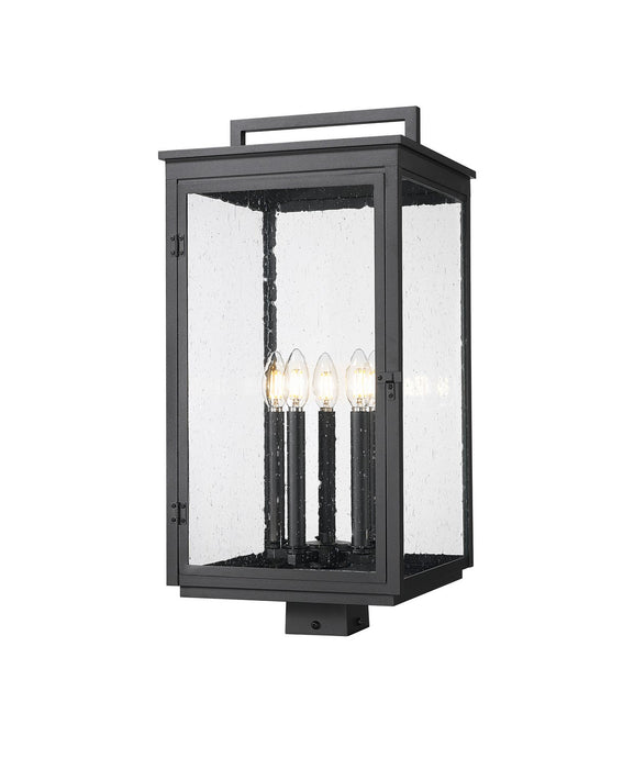 Z-Lite - 5019PHXLS-BK - Five Light Outdoor Post Mount - Hartwell - Sand Black
