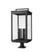 Z-Lite - 5019PHXXLR-533PM-BK - Six Light Outdoor Pier Mount - Hartwell - Sand Black