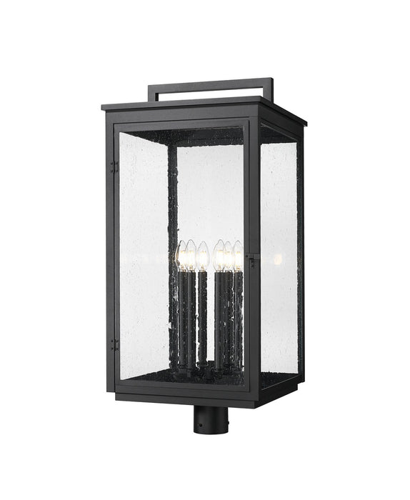 Z-Lite - 5019PHXXLR-BK - Six Light Outdoor Post Mount - Hartwell - Sand Black