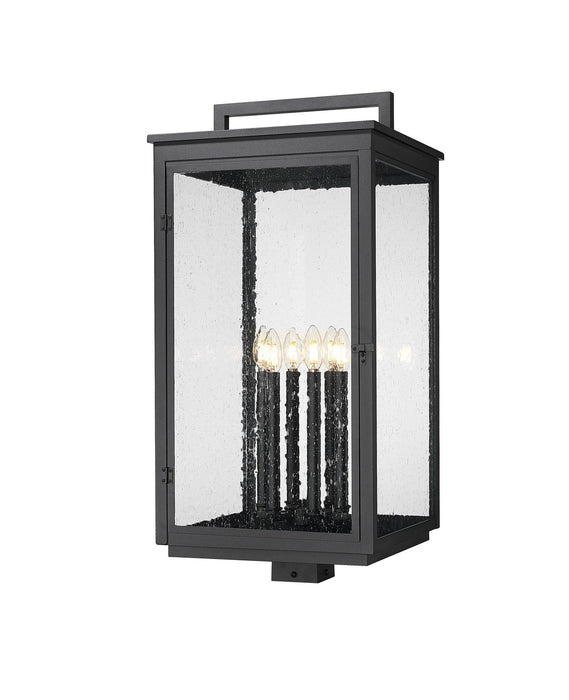 Z-Lite - 5019PHXXLS-BK - Six Light Outdoor Post Mount - Hartwell - Sand Black