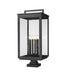 Z-Lite - 5019PHXXLS-SQPM-BK - Six Light Outdoor Pier Mount - Hartwell - Sand Black